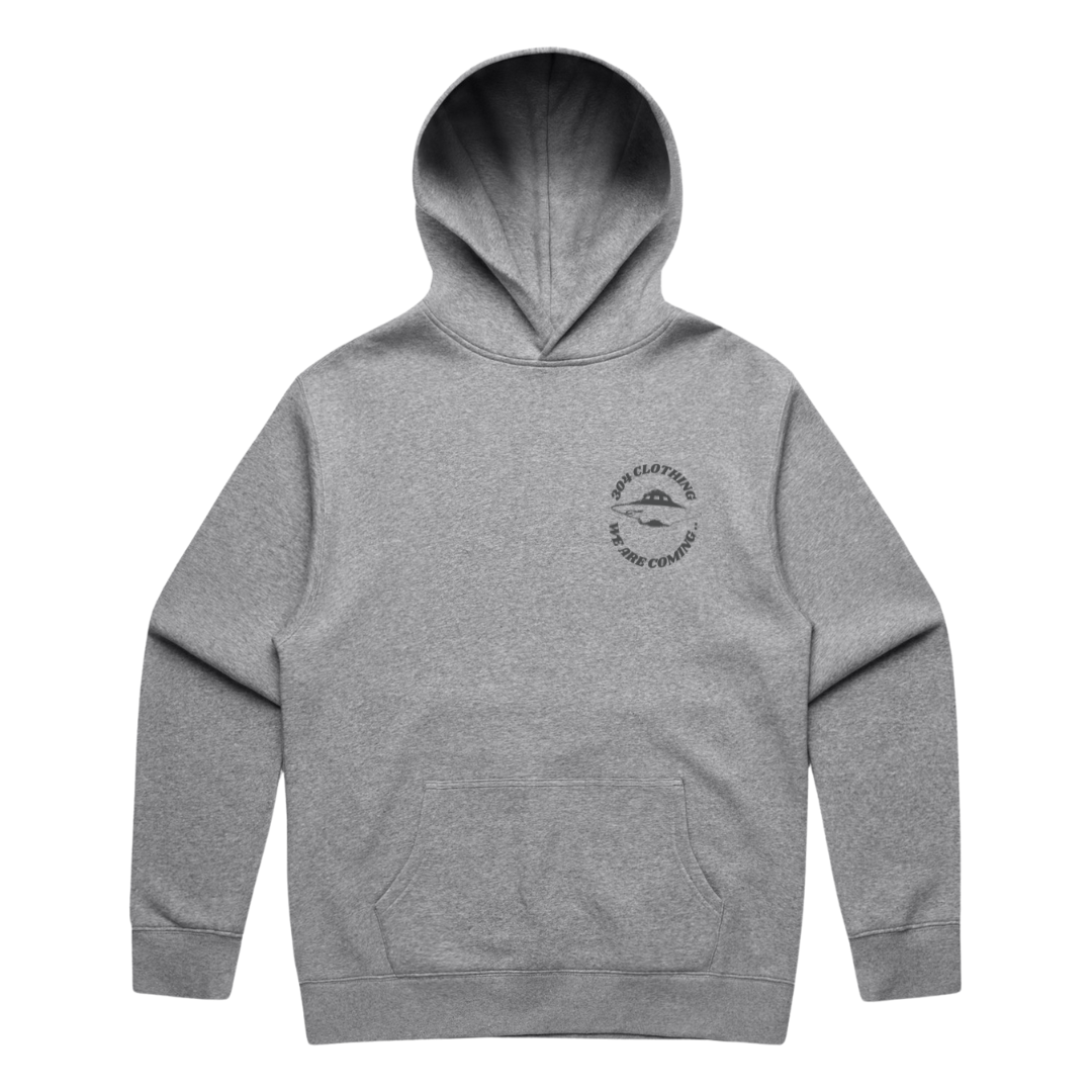 UFO Hood Athletic Heather