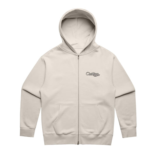Ascend Heavy Zip Hood Bone