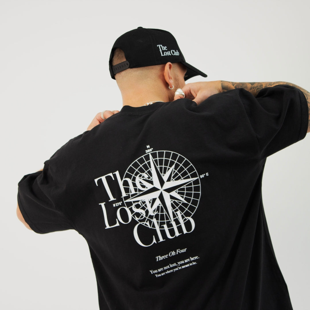 304 Mens The Lost Club T-Shirt Black
