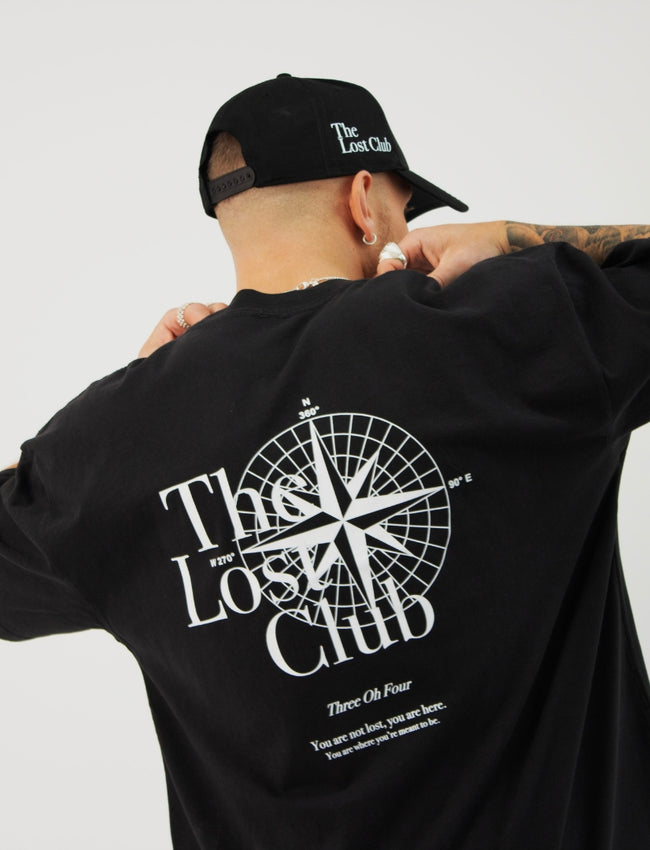 304 Mens The Lost Club T-Shirt Black