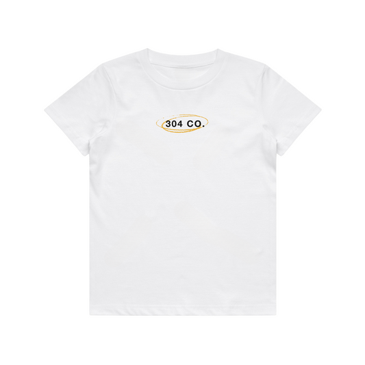 Kids Yellow Facepalm T-Shirt White
