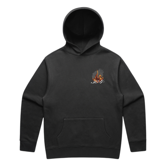 Embers Rise Hood Faded Black