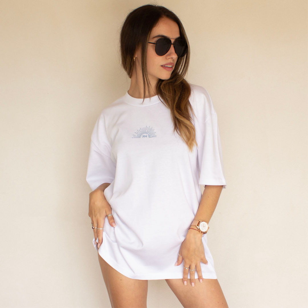 304 Womens State of Mind White T-Shirt