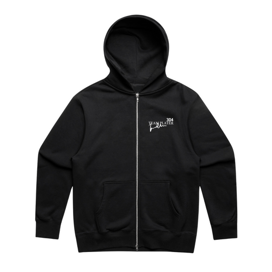 Team Player Heavy Zip Hood Black