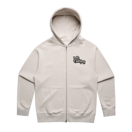 304 Vintage Heavy Zip Hood Bone