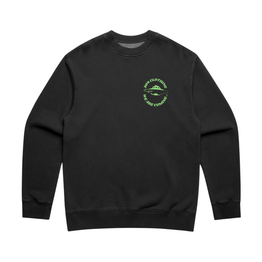 UFO Sweater Faded Black