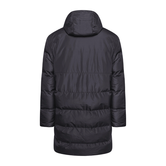 304 Classics Black Longline Padded Jacket