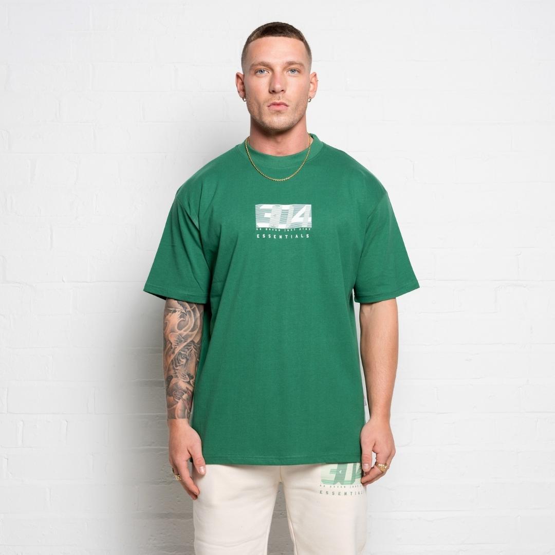 304 Mens Classic Essentials T Shirt Moss Green
