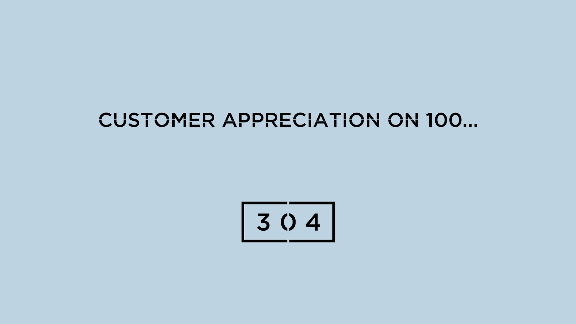 Customer Appreciation