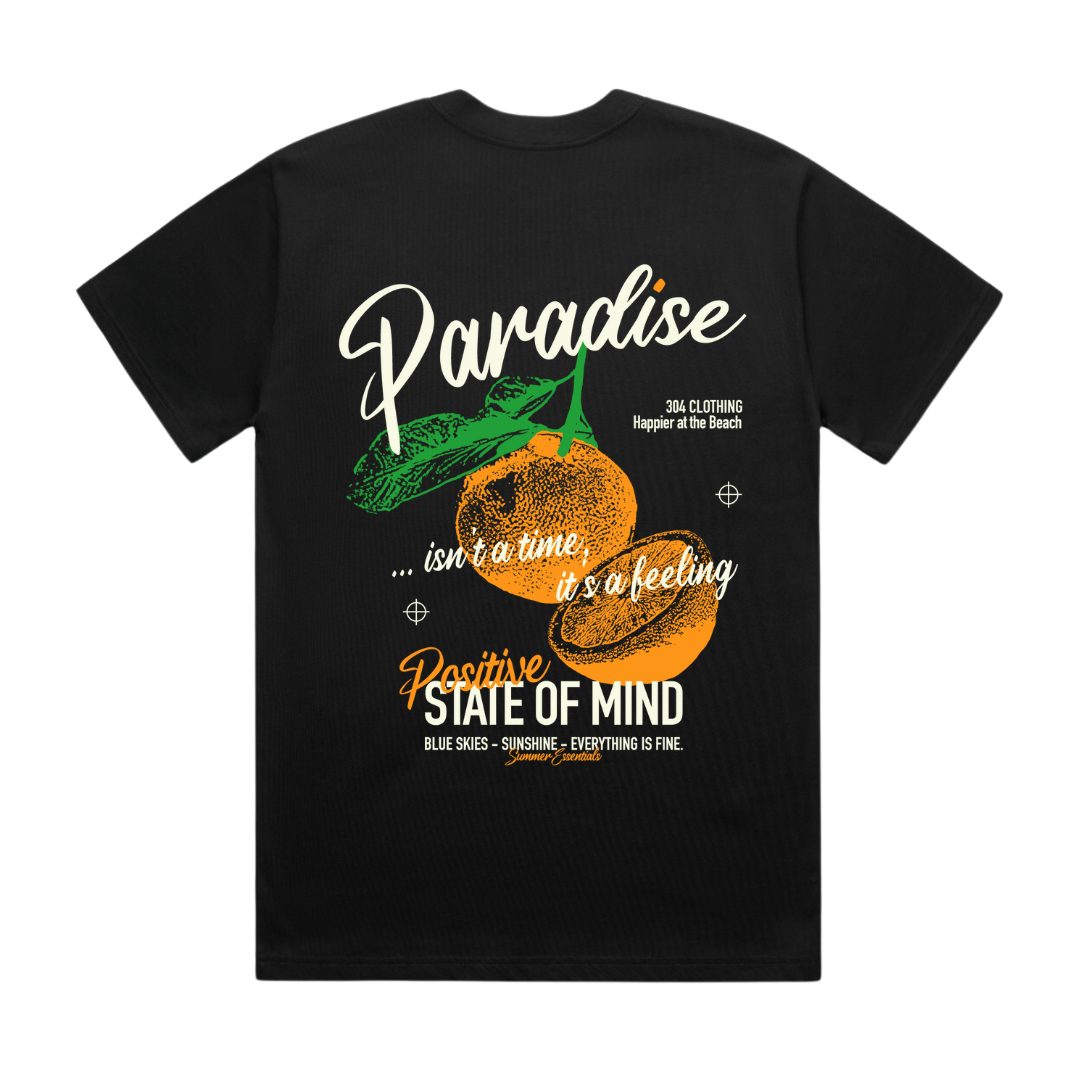 Paradise Heavy T-Shirt Black