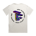 TOF Animal Style Heavy Faded T-Shirt Bone