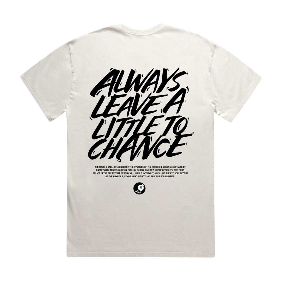 8 Ball Heavy Faded T-Shirt Bone