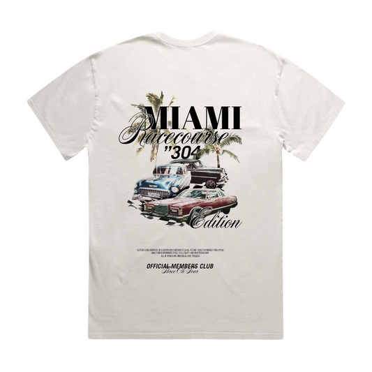 Miami Heavy Faded T-Shirt Bone