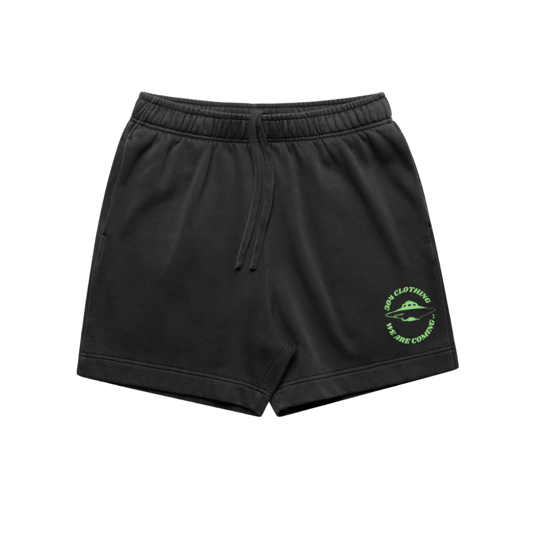 UFO Shorts Faded Black
