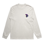 TOF Animal Style Heavy Faded Long Sleeve T-Shirt Bone