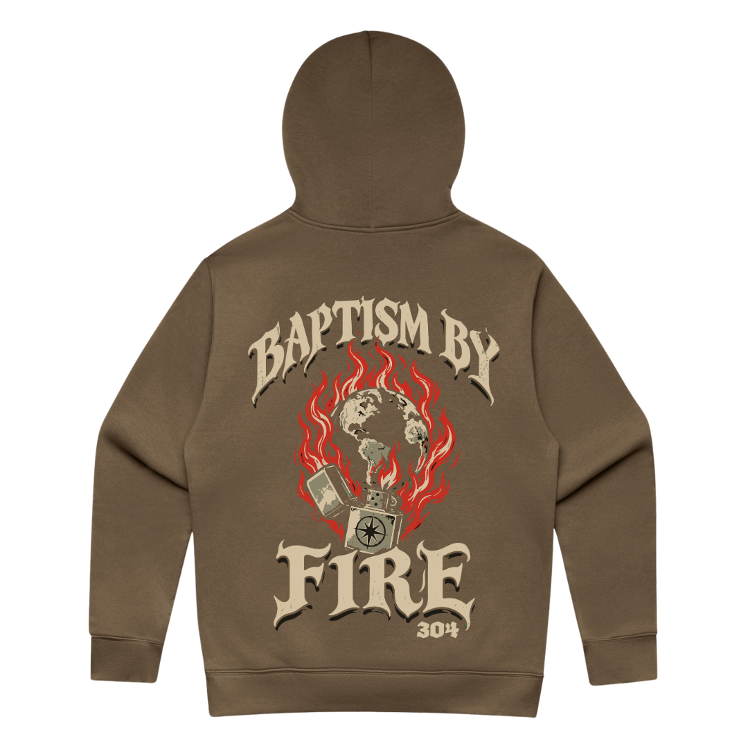 304 Baptism by Fire Hood Walnut