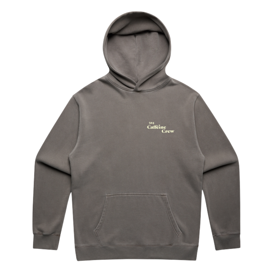 Caffeine Crew Hood Faded Grey