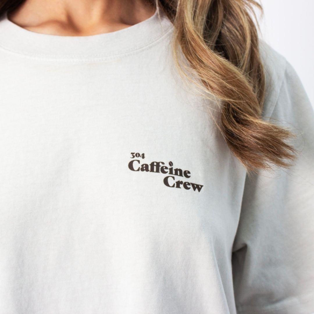 304 Women's Caffeine Crew T-shirt Faded Bone