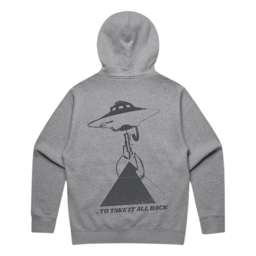 UFO Hood Athletic Heather
