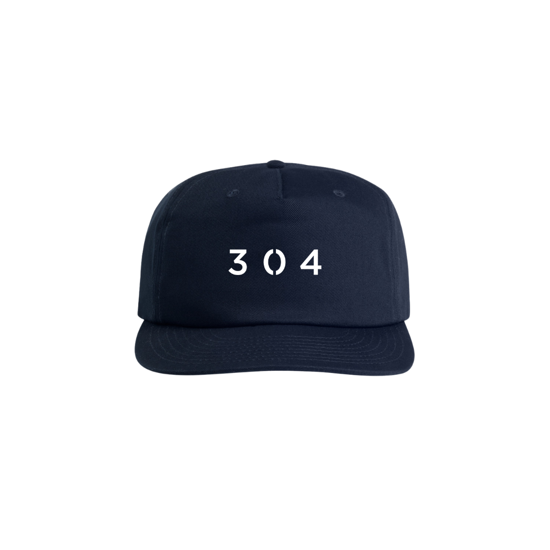 304 Faux Embroidery Cap Navy