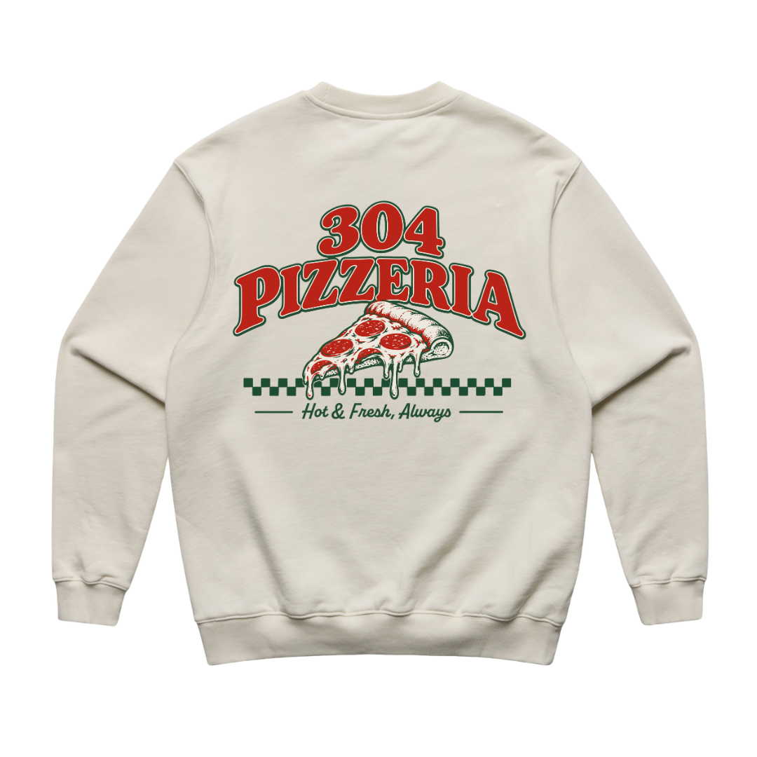304 Pizzeria Heavy Sweater Bone