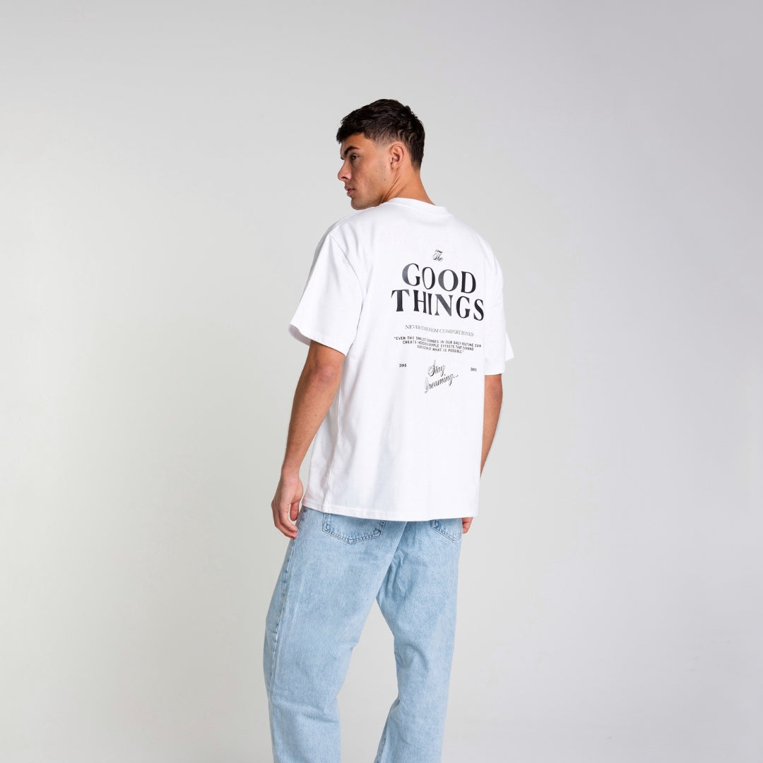 304 Mens Good Things White T-Shirt