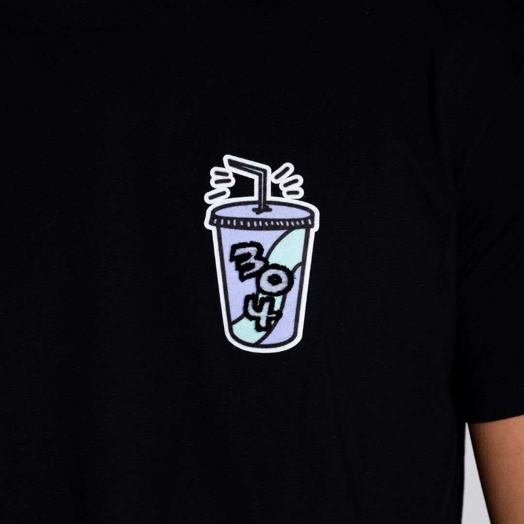 304 Mens Soda Black T-Shirt