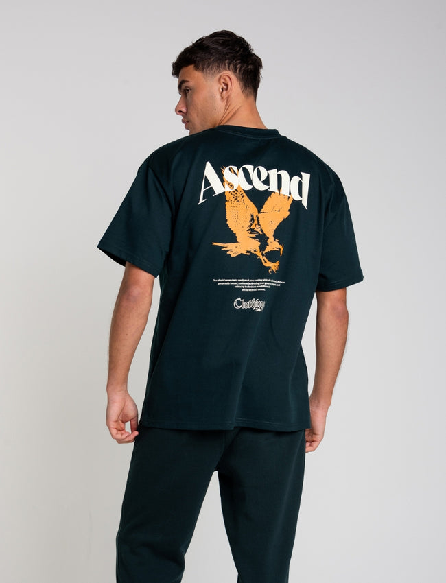 304 Mens Ascend Pine Green T-Shirt
