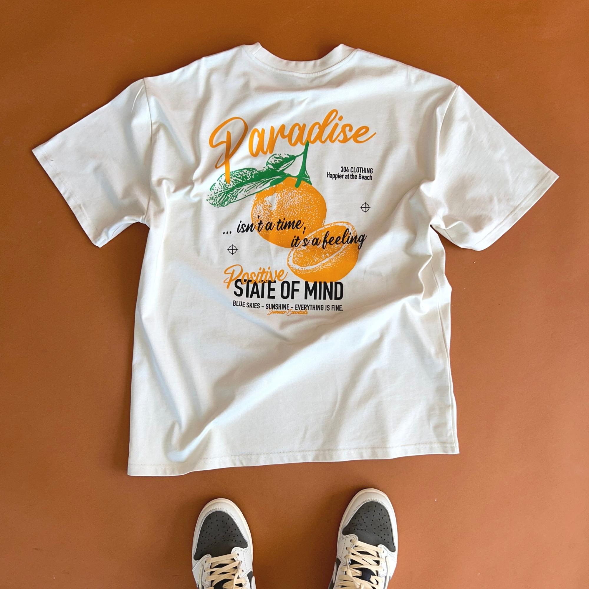 304 Clothing | Paradise T-shirt (Oversized) | Off White | 304 Mens