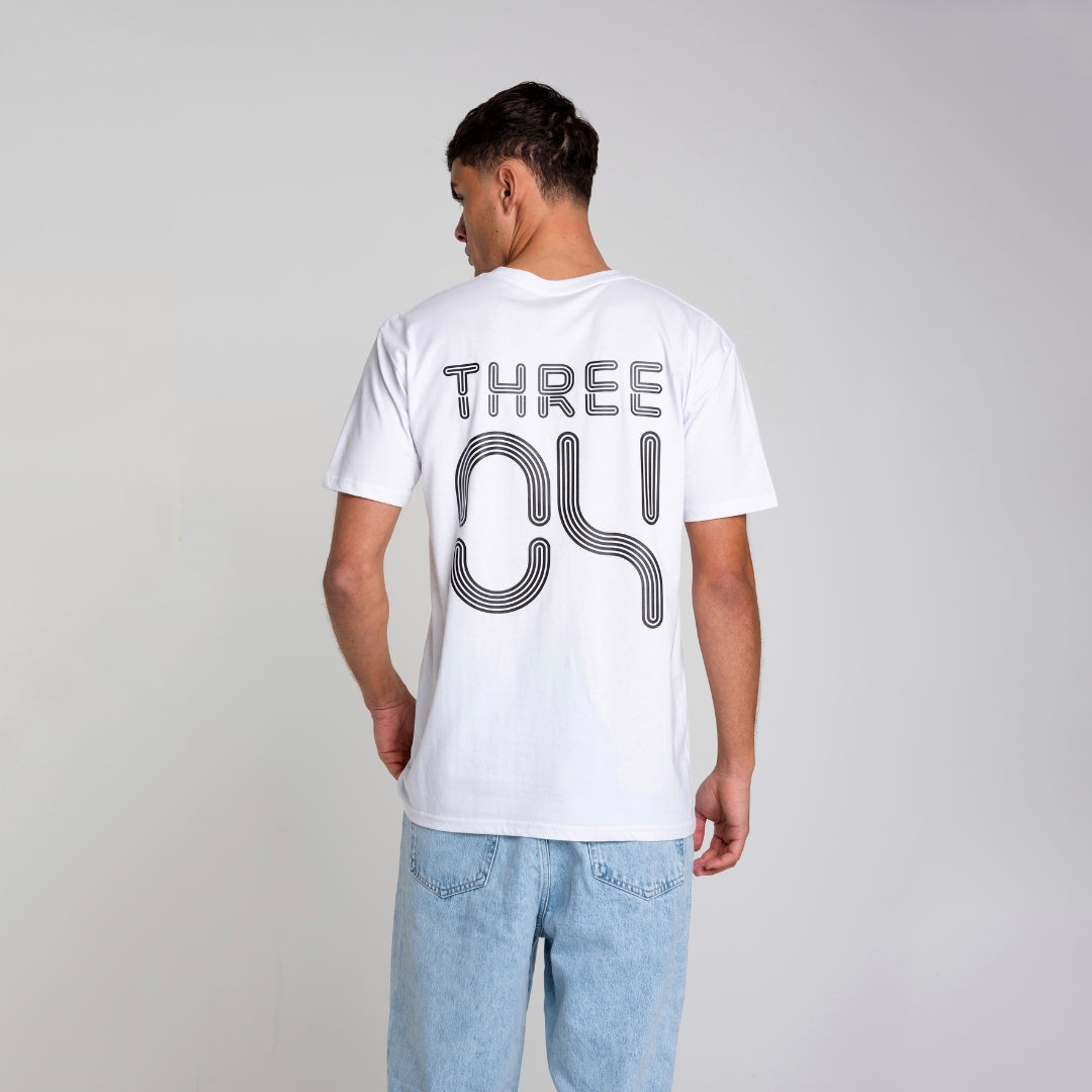 304 Mens Football White T-Shirt
