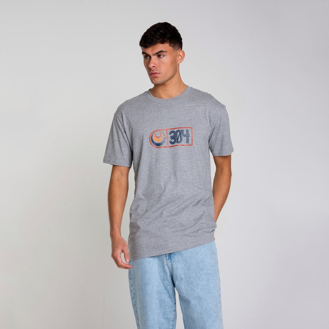 304 Mens Vintage Athletic Grey T-Shirt