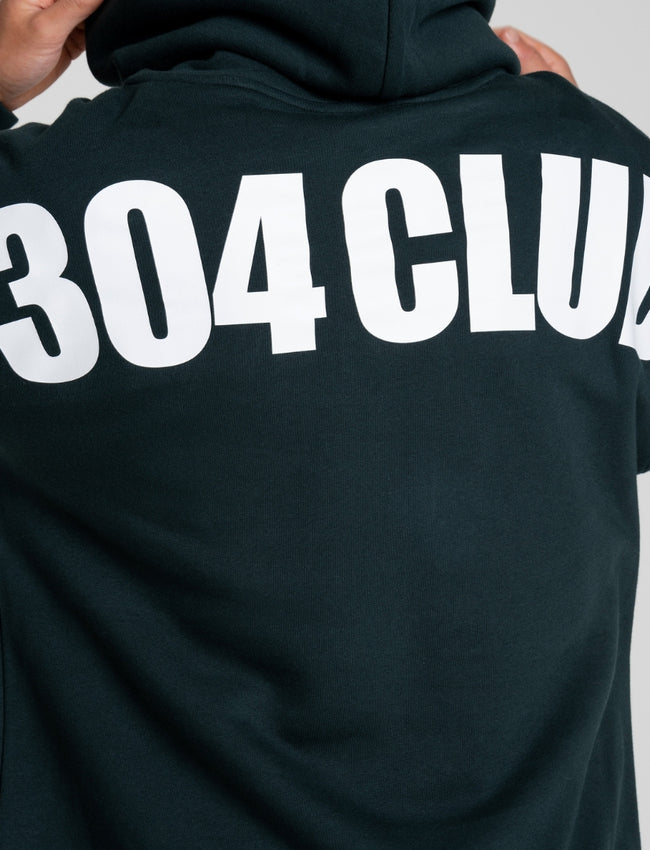 304 Mens Club Pine Green Hood