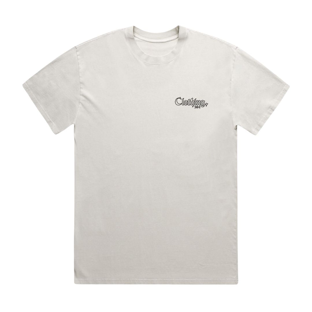 Ascend Heavy Faded T-Shirt Bone