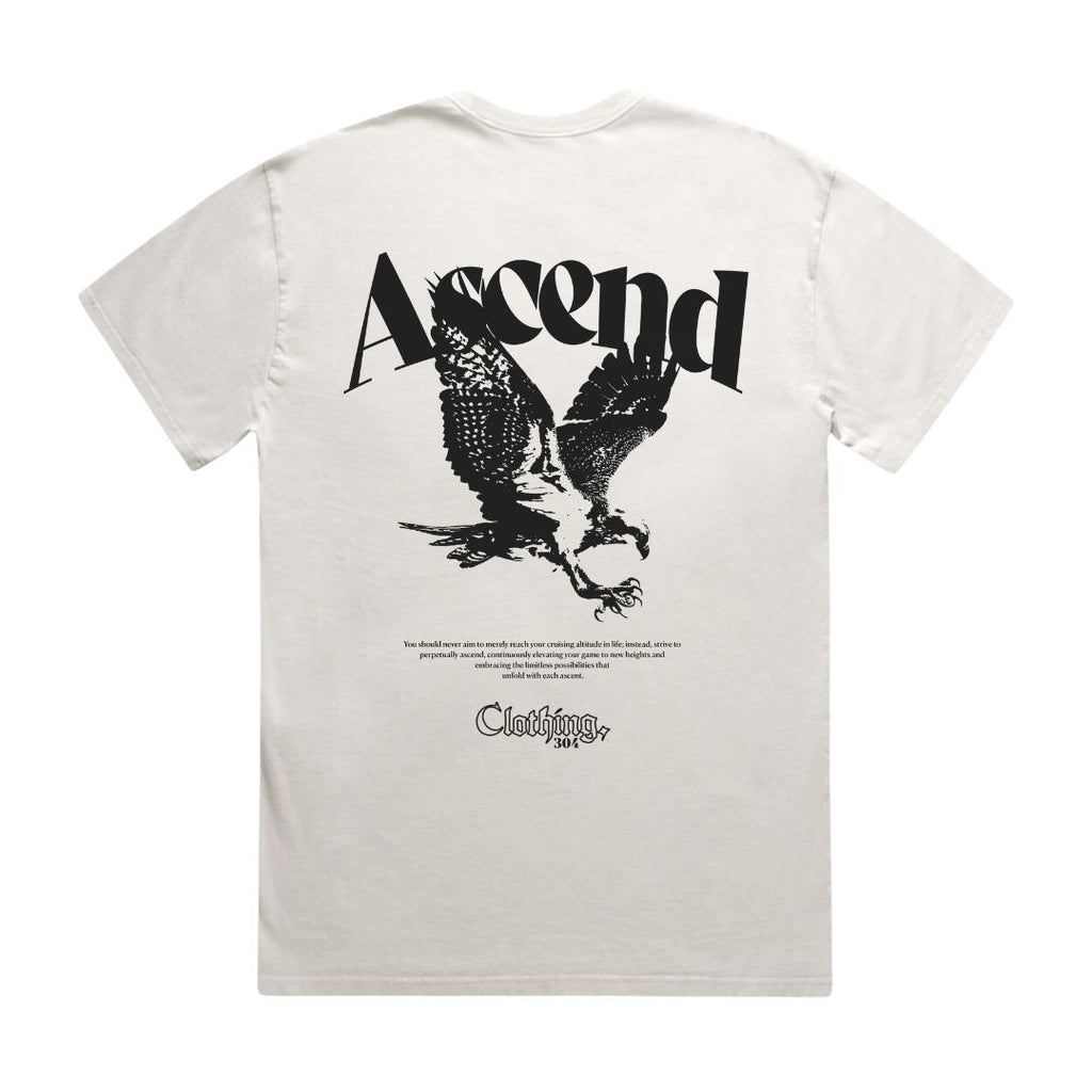 Ascend Heavy Faded T-Shirt Bone