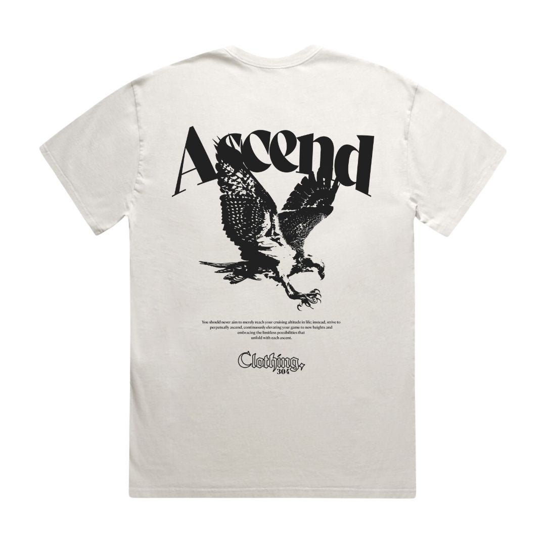 Ascend Heavy Faded T-Shirt Bone