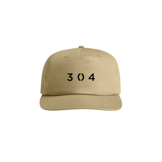 304 Faux Embroidery Cap Khaki