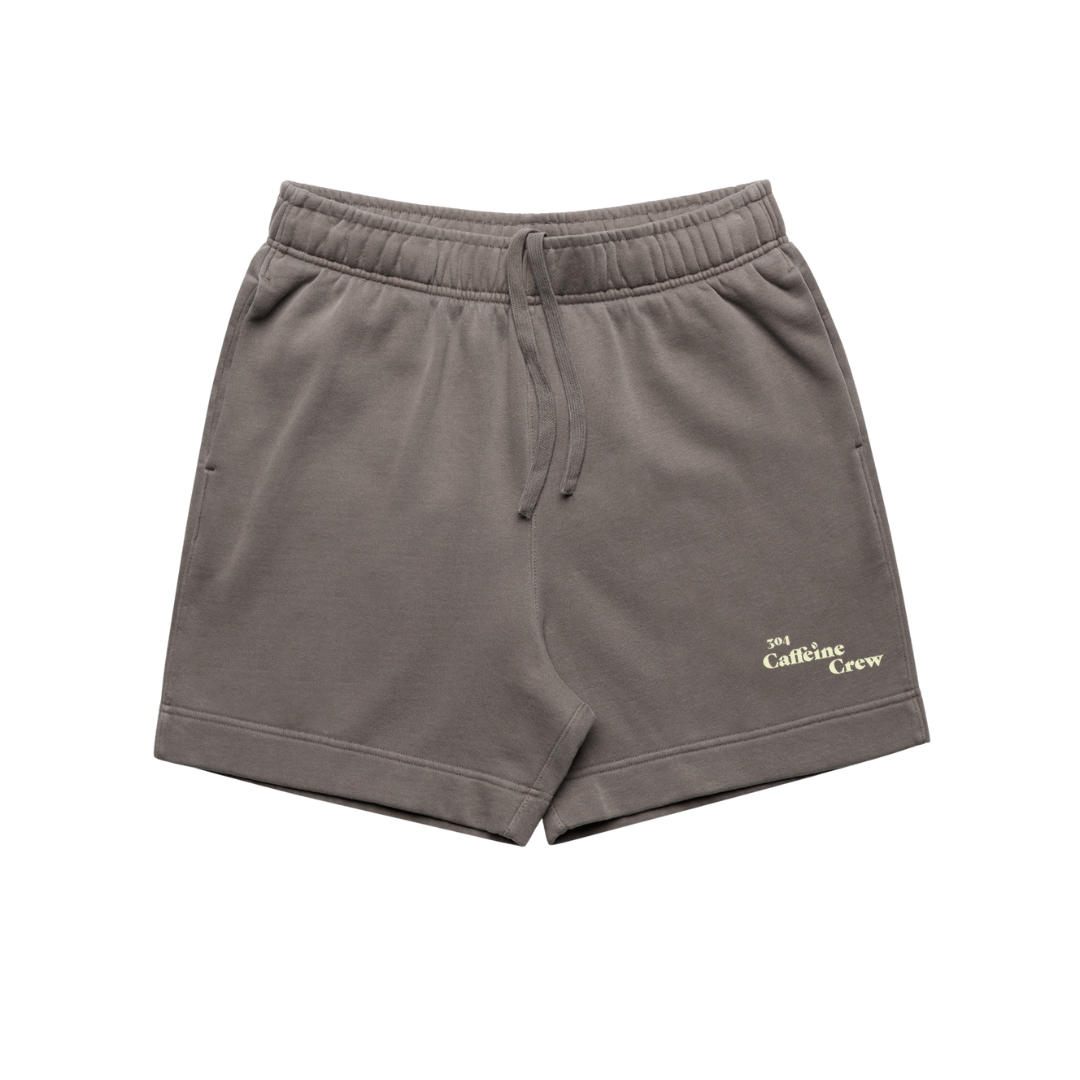 Caffeine Crew Shorts Faded Grey