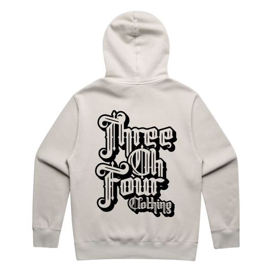 304 Vintage Heavy Zip Hood Bone