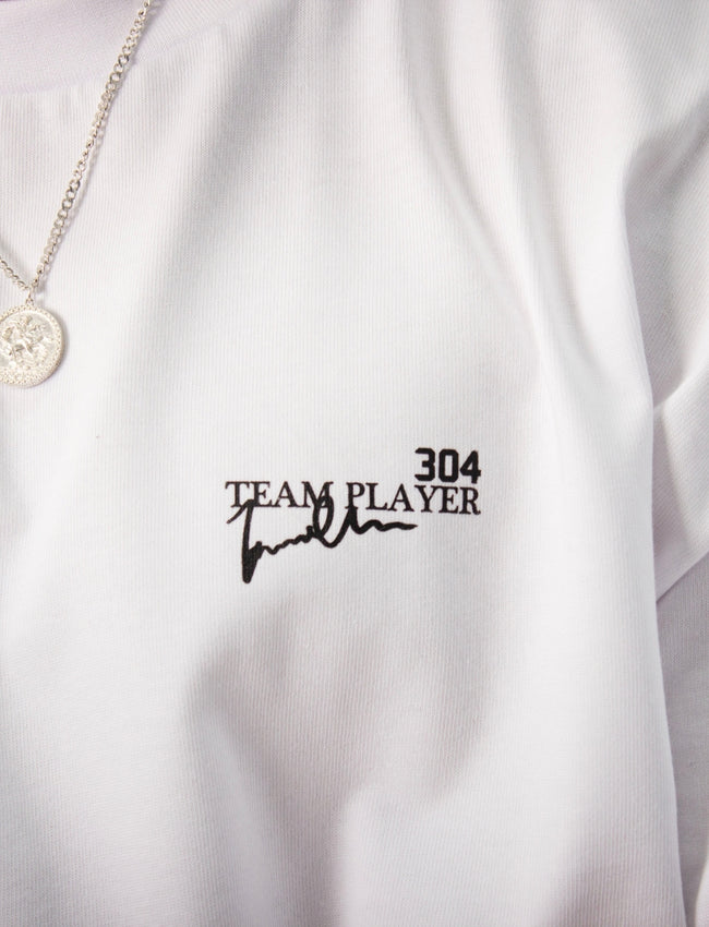 304 Mens Team Player T-Shirt White
