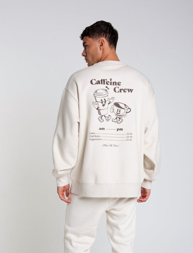 304 Mens Caffeine Crew Vanilla Crew
