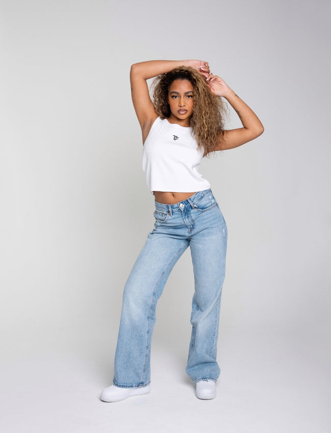 304 Womens TOF Crop Top White