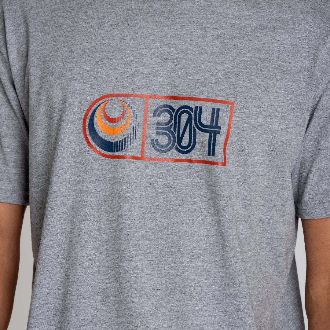 304 Mens Vintage Athletic Grey T-Shirt