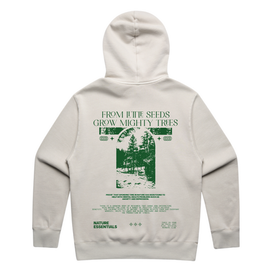 Nature Essentials Heavy Zip Hood Bone