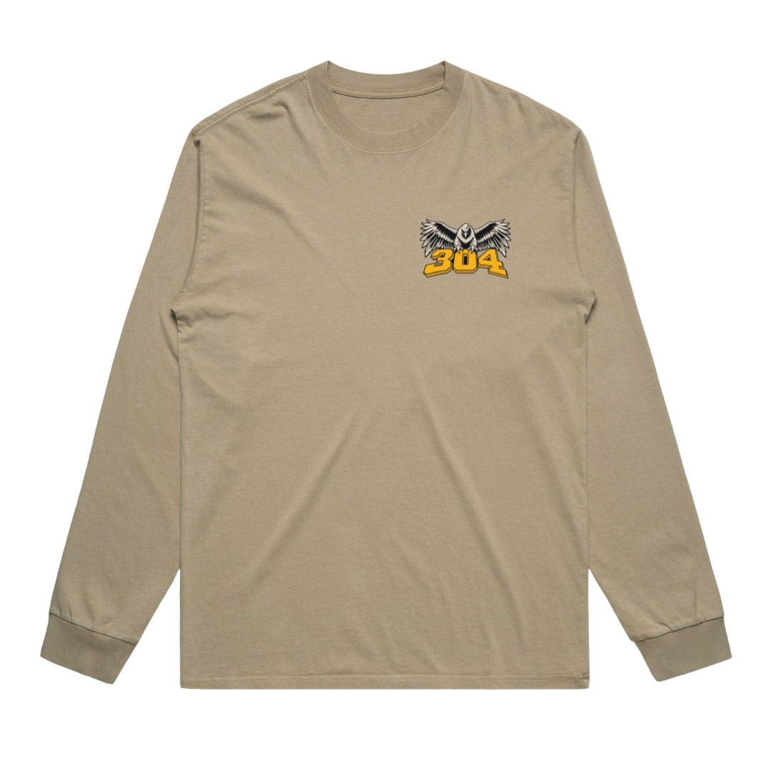 304 Eagle Long Sleeve T-Shirt Faded Khaki