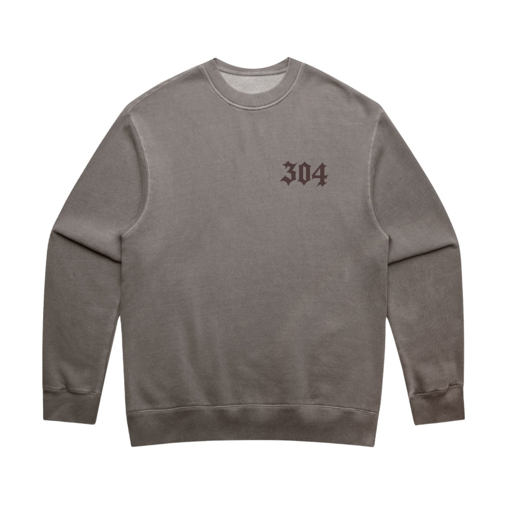 304 Heaven & Hell Sweater Faded Grey