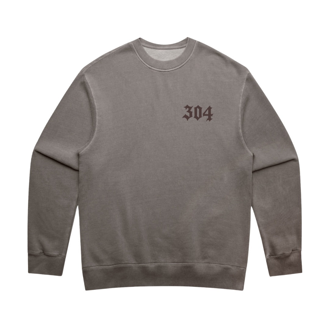 304 Heaven & Hell Sweater Faded Grey