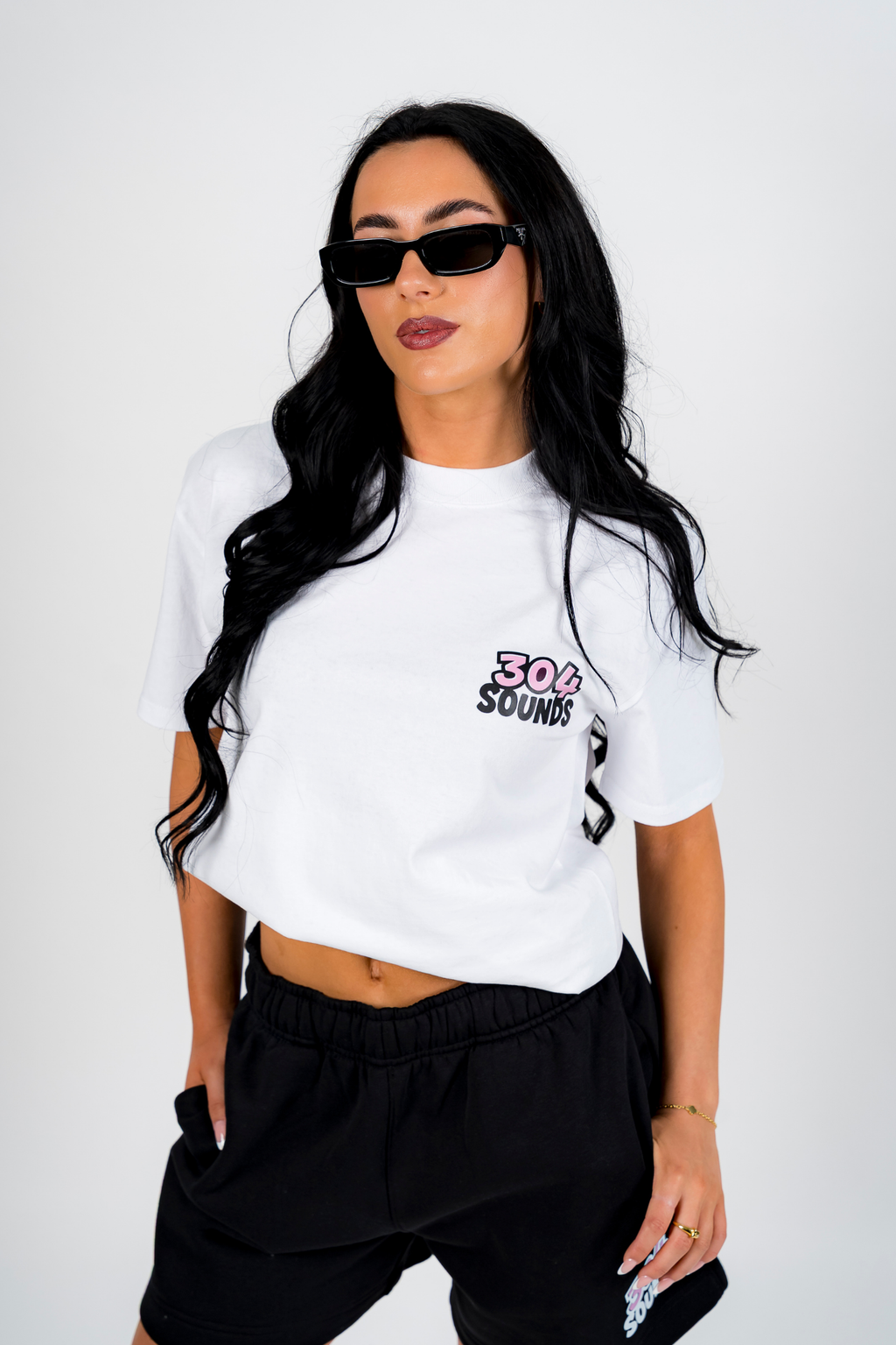 304 Sounds T-Shirt Faded White