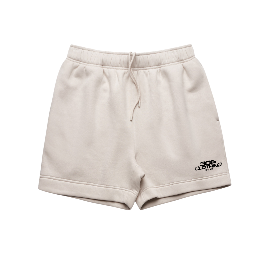 304 Sport Track Shorts Bone 18"