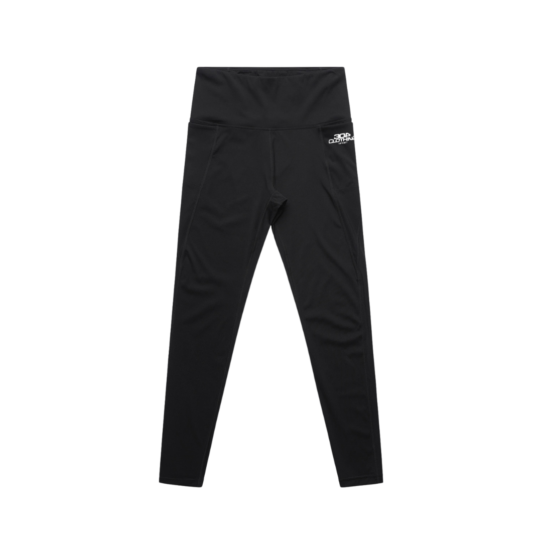 304 Sport Active Womens Leggings Black