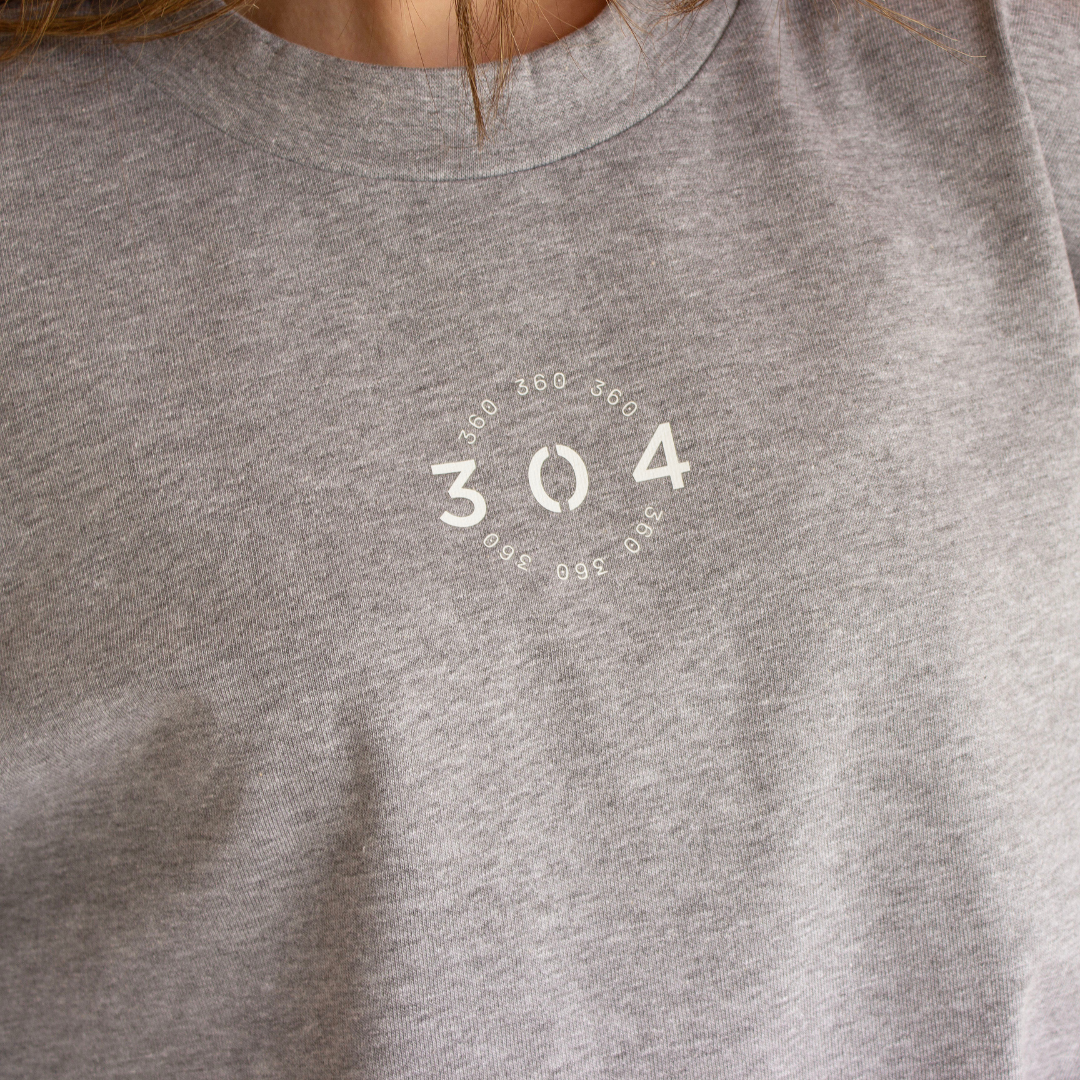 304 Womens 360 Grey T-Shirt